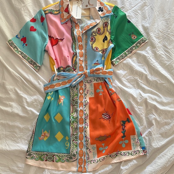 Commense Multicolor Patchwork Dress - Picture 1 of 3